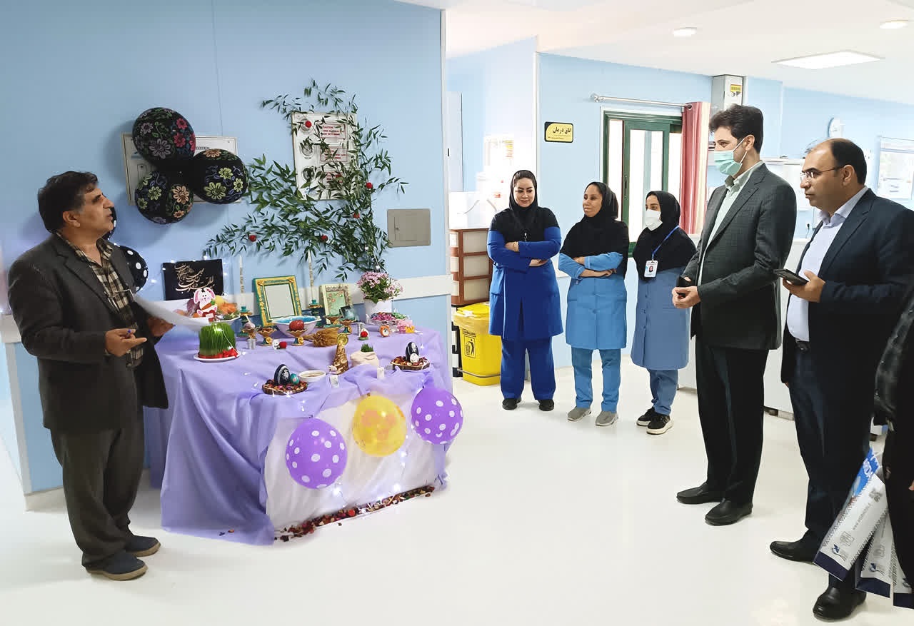مسابقه بهترین هفت سین کادر درمان در بیمارستان امام خمینی اردبیل برگزار شد